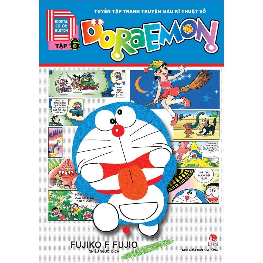 Combo Doraemon  Tuyển Tập Tranh Màu Kĩ Thuât Số (6 Tập) - Fujiko F Fujio