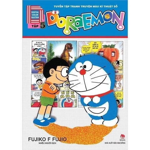  Combo Doraemon  Tuyển Tập Tranh Màu Kĩ Thuât Số (6 Tập) - Fujiko F Fujio 