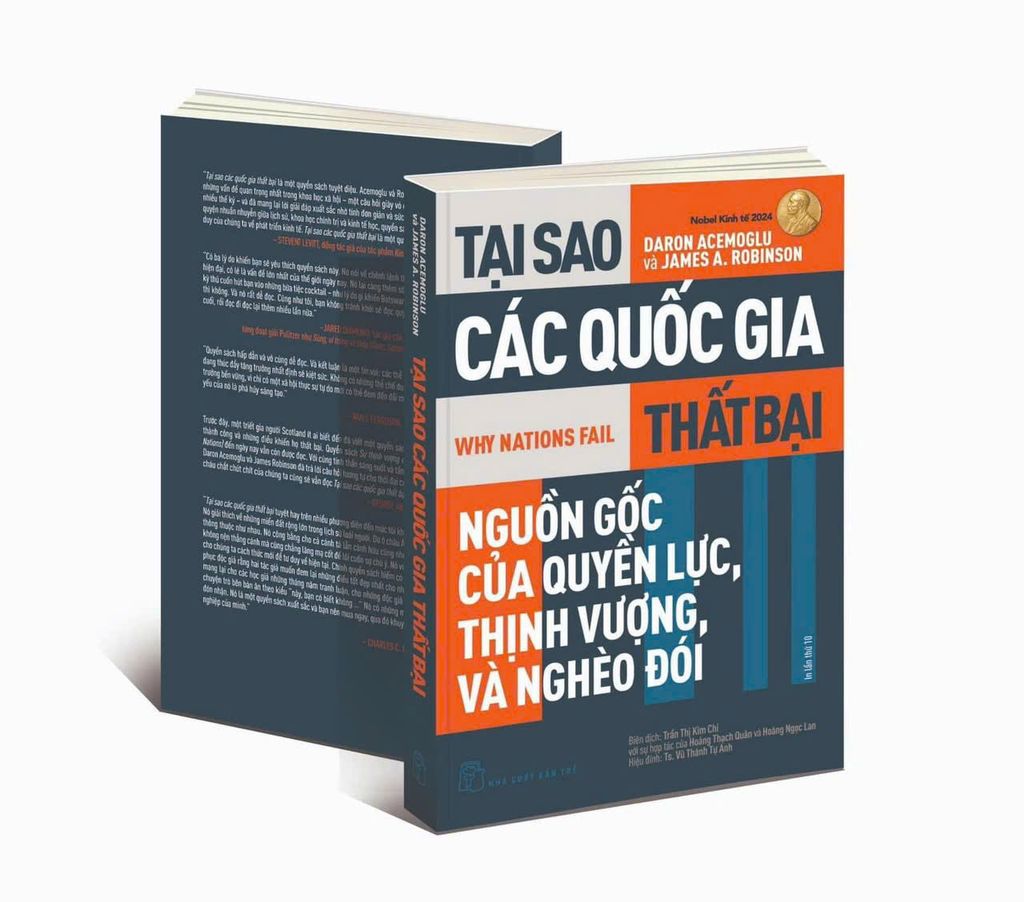  Tại Sao Các Quốc Gia Thất Bại - Daron Acemoglu, James A. Robinson (Bản 2024) 