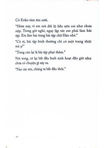  Thưa Cô, Em Quên Làm Bài Tập Về Nhà - Etsuko Yamamoto 