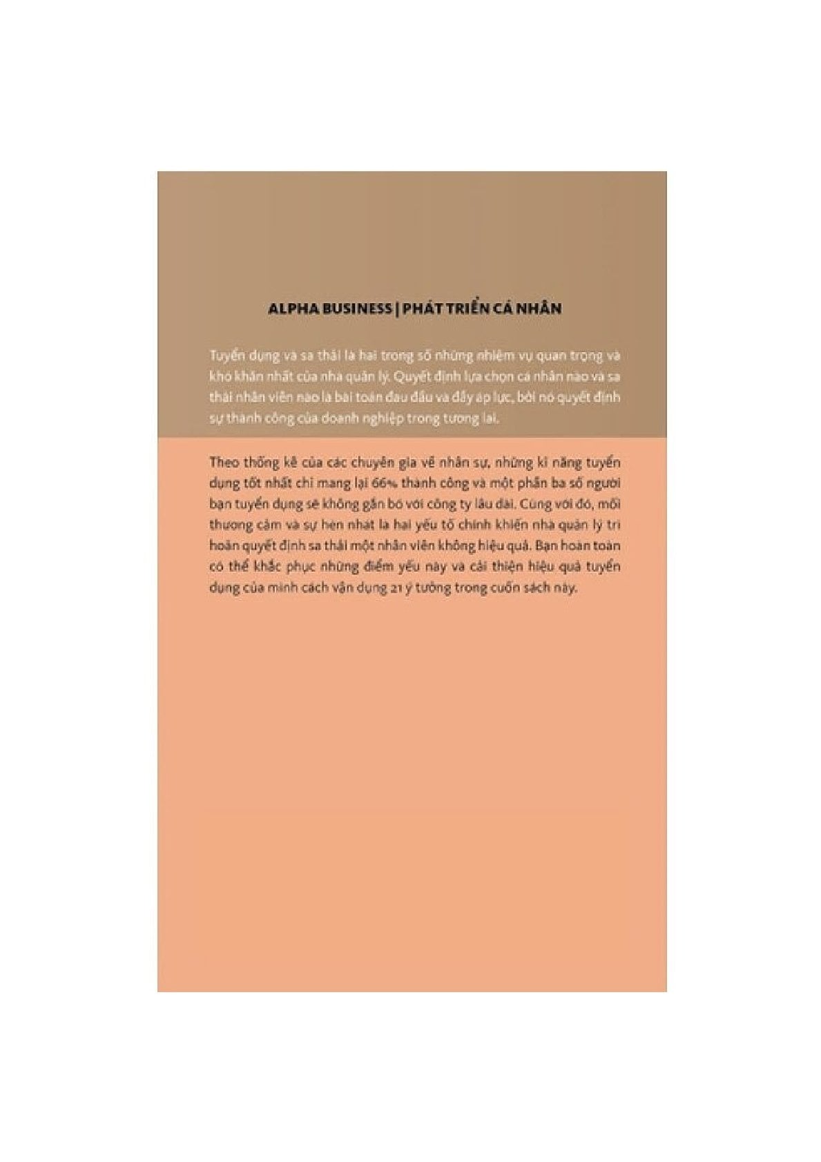 Thuật Tuyển Dụng Và Sa Thải - Brian Tracy