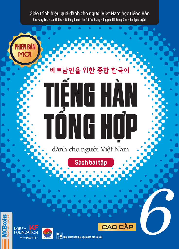 Tiếng Hàn tổng hợp dành cho người Việt Nam - Sách bài tập cao cấp 6
