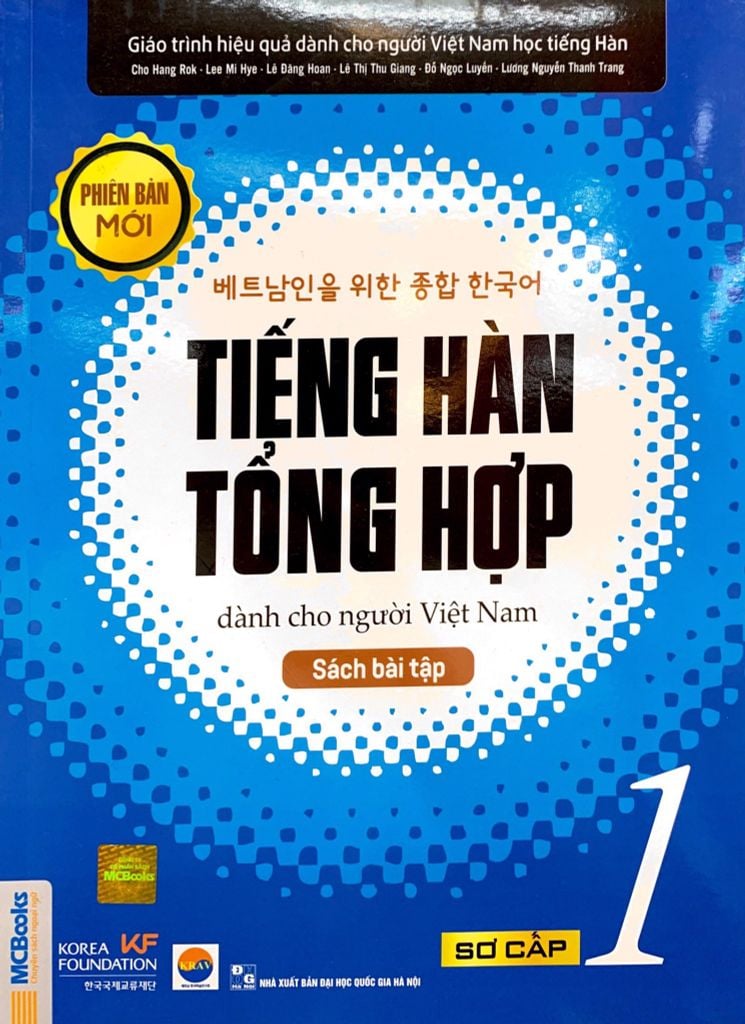 Tiếng Hàn tổng hợp dành cho người Việt Nam - sách bài tập sơ cấp 1