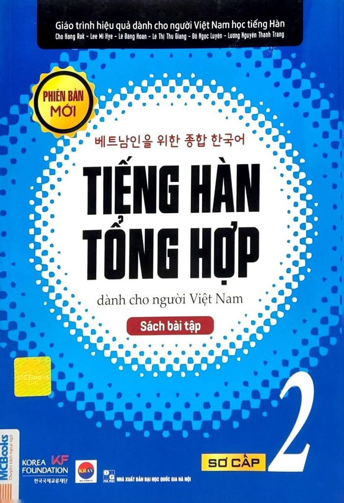 Tiếng Hàn tổng hợp dành cho người Việt Nam - sách bài tập sơ cấp 2