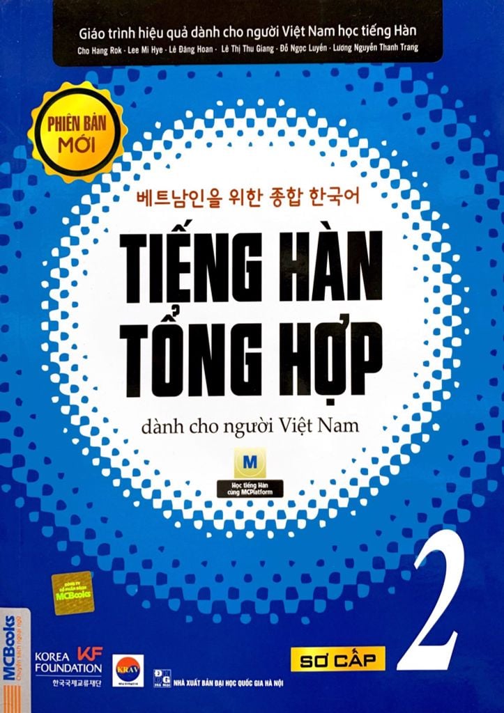 Tiếng Hàn tổng hợp dành cho người Việt Nam Sơ cấp 2 - 1 màu