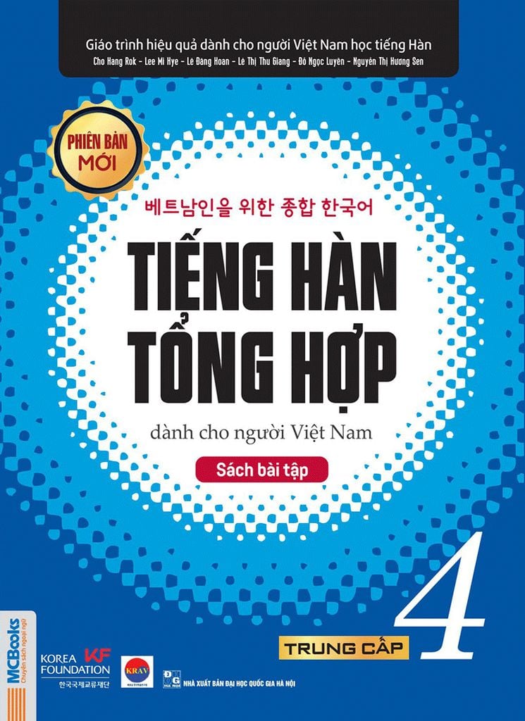 Tiếng Hàn tổng hợp dành cho người Việt Nam - Sách bài tập Trung cấp 4