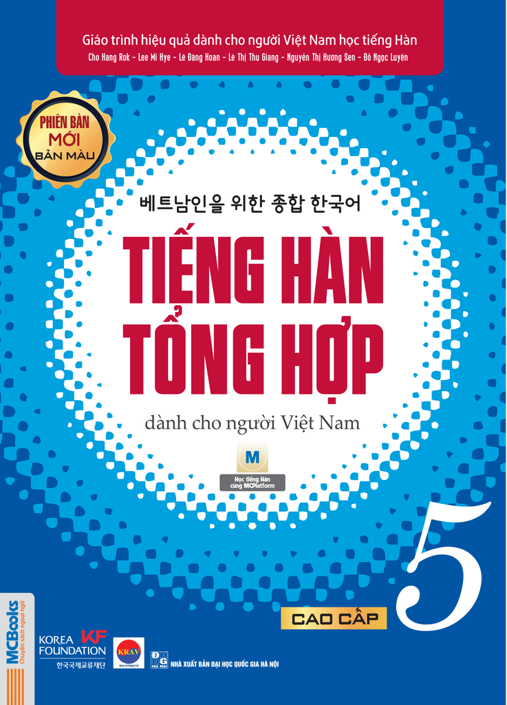 Tiếng Hàn tổng hợp dành cho người Việt Nam Cao cấp 5 - 4 màu
