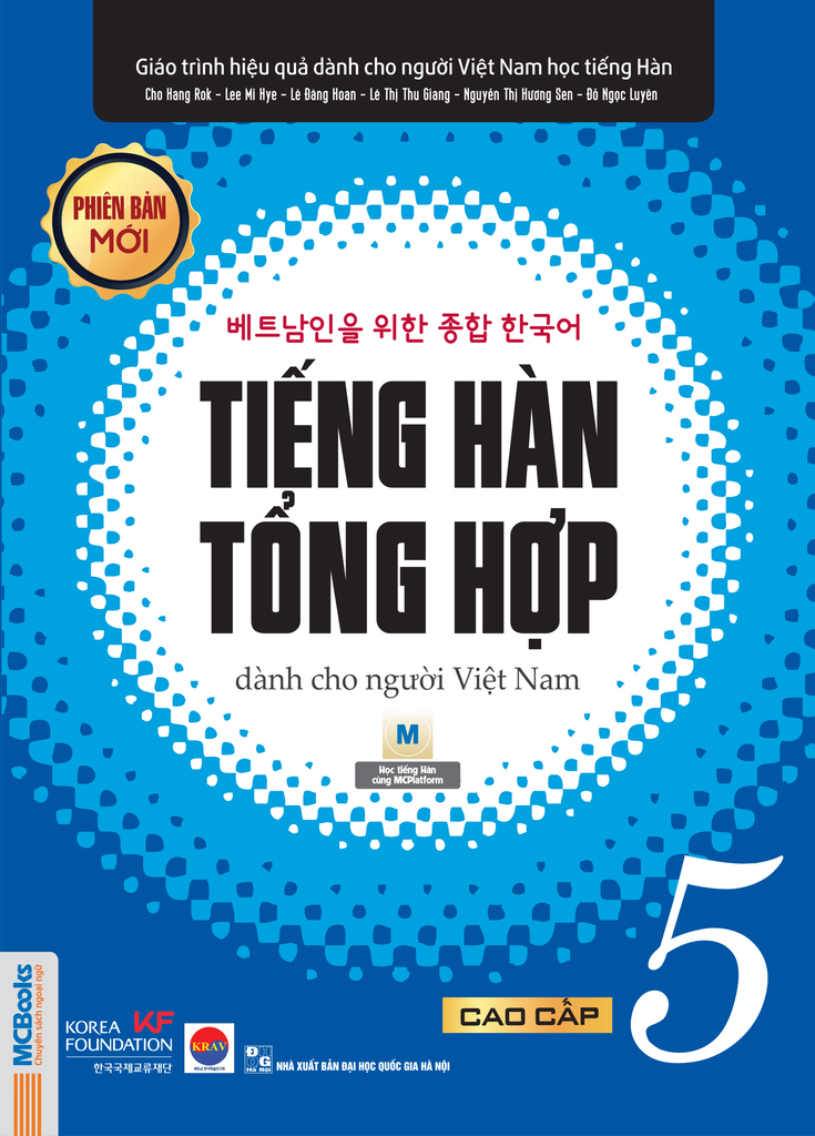 Tiếng Hàn tổng hợp dành cho người Việt Nam Cao cấp 5 - 1 màu