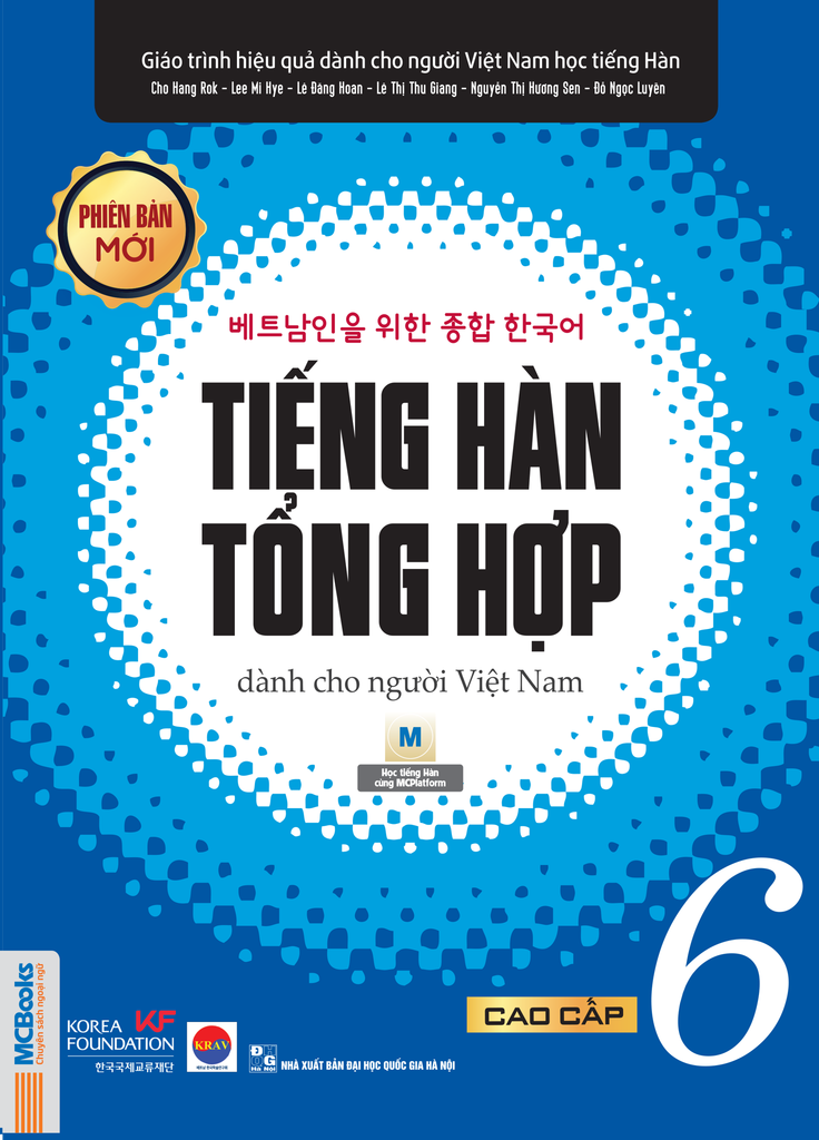 Tiếng Hàn tổng hợp dành cho người Việt Nam Cao cấp 6 - 1 màu
