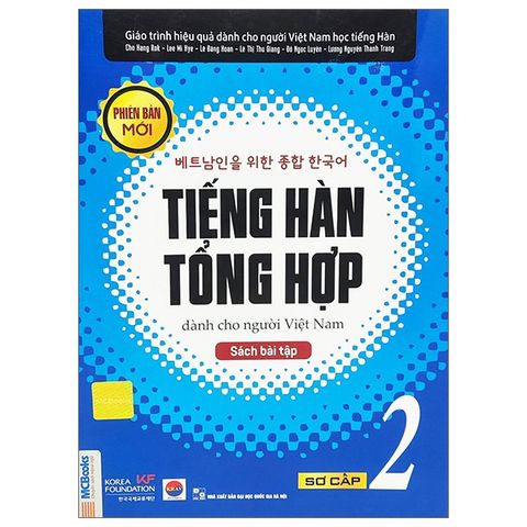  Combo 2 Quyển Tiếng Hàn Tổng Hợp Dành Cho Người Việt Nam (Sơ Cấp 2 + Sách bài tập) Bản Trắng Đen 