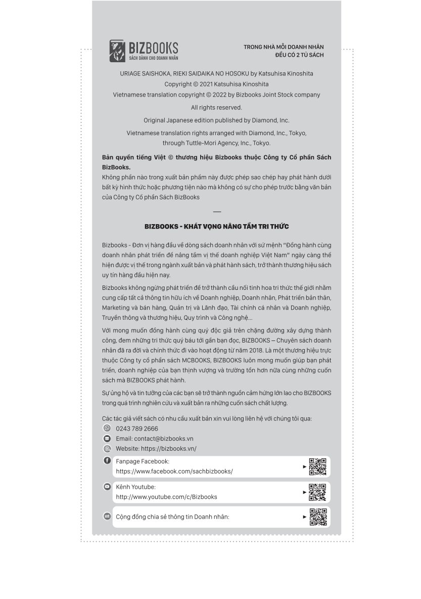 Tối Đa Hóa Lợi Nhuận - Katsuhisa Kinoshita