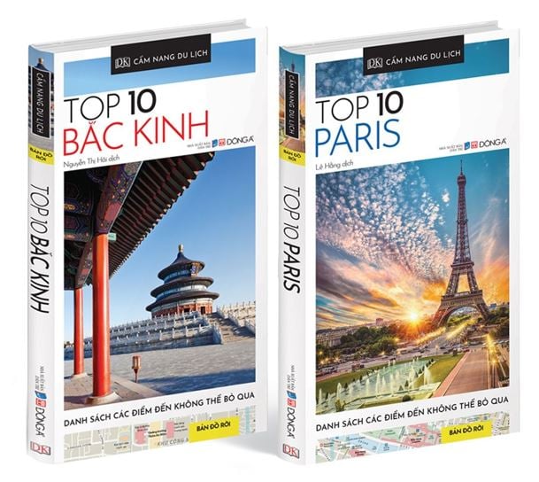 Combo 2 Quyển: Cẩm Nang Du Lịch Top 10 (Bắc Kinh + Paris) - DK