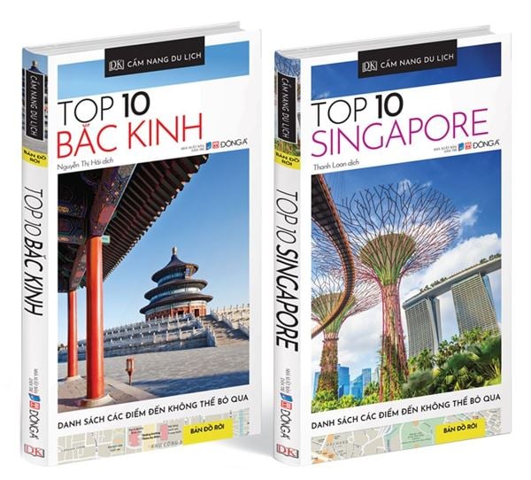 Combo 2 Quyển: Cẩm Nang Du Lịch Top 10 (Bắc Kinh + Singapore) - DK