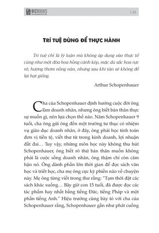  Kẻ Điên Và Thánh Nhân: Trí Huệ Từ Bậc Thầy Schopenhauer - Tinh Hoa Nhân Loại - Diệp Châu 