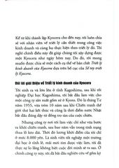 Triết Lý Kinh Doanh Của Kyocera - Inamori Kazuo