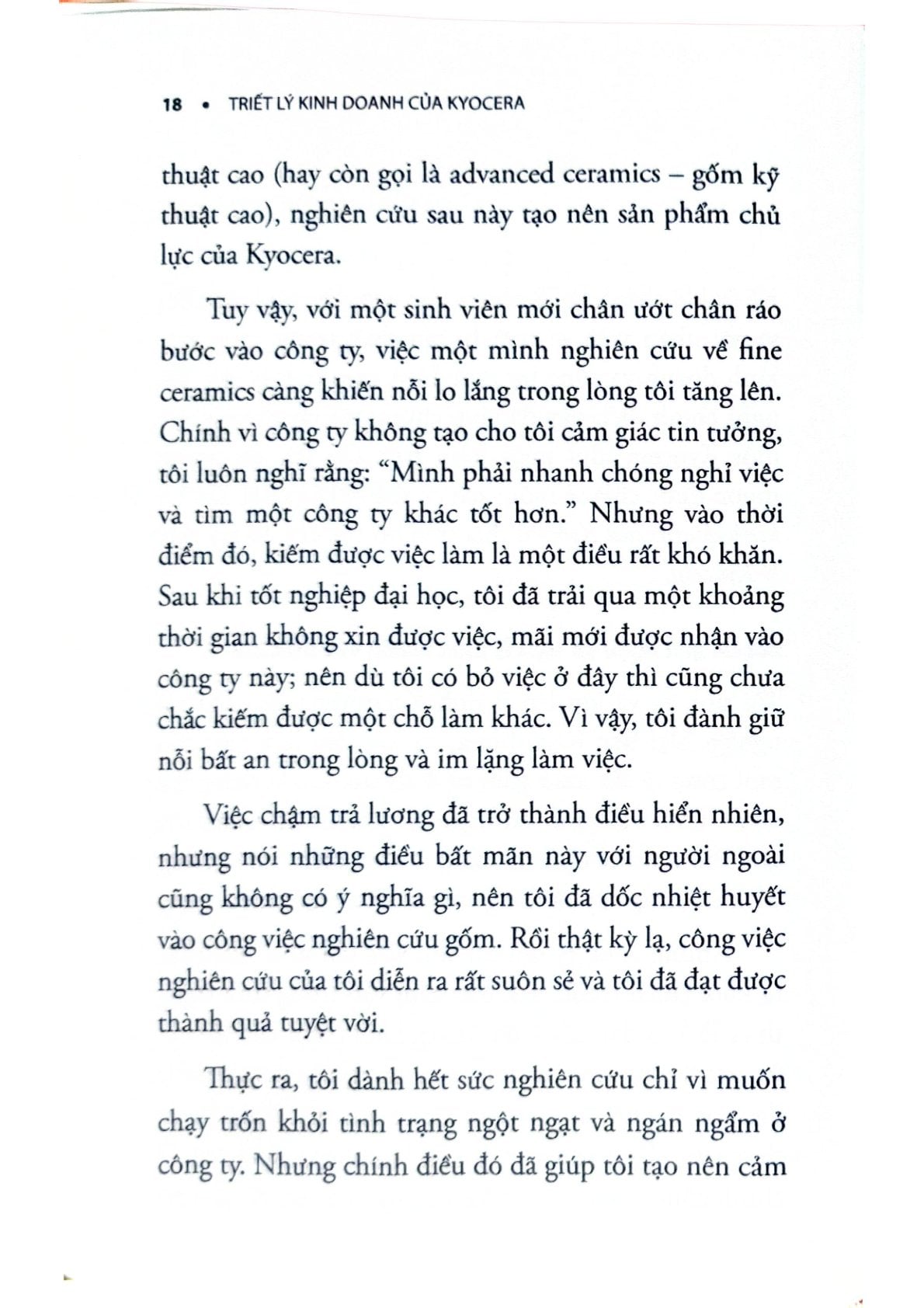 Triết Lý Kinh Doanh Của Kyocera - Inamori Kazuo