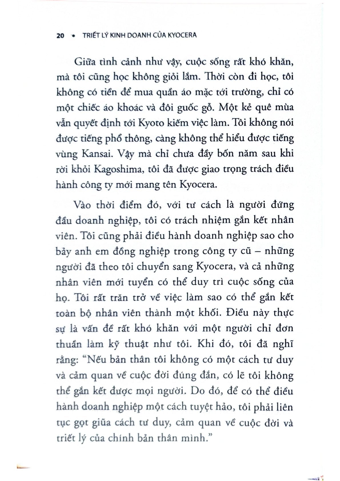 Triết Lý Kinh Doanh Của Kyocera - Inamori Kazuo