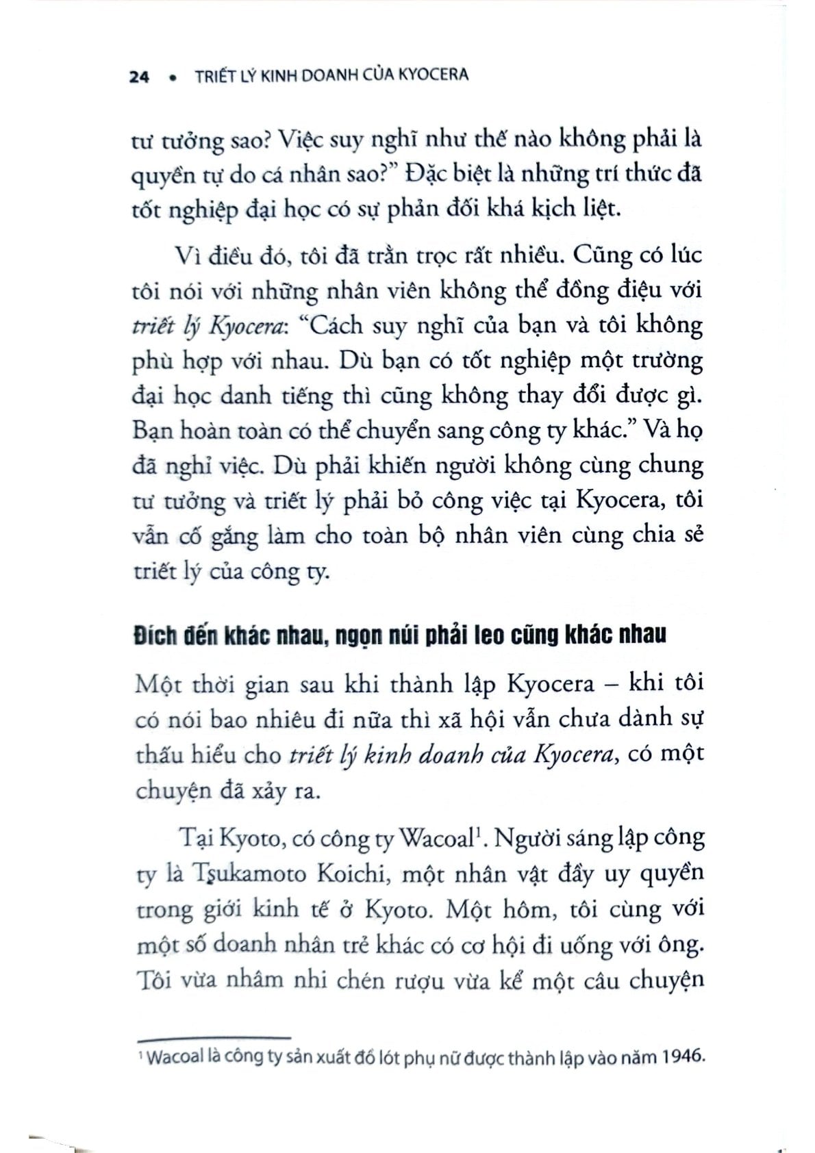 Triết Lý Kinh Doanh Của Kyocera - Inamori Kazuo