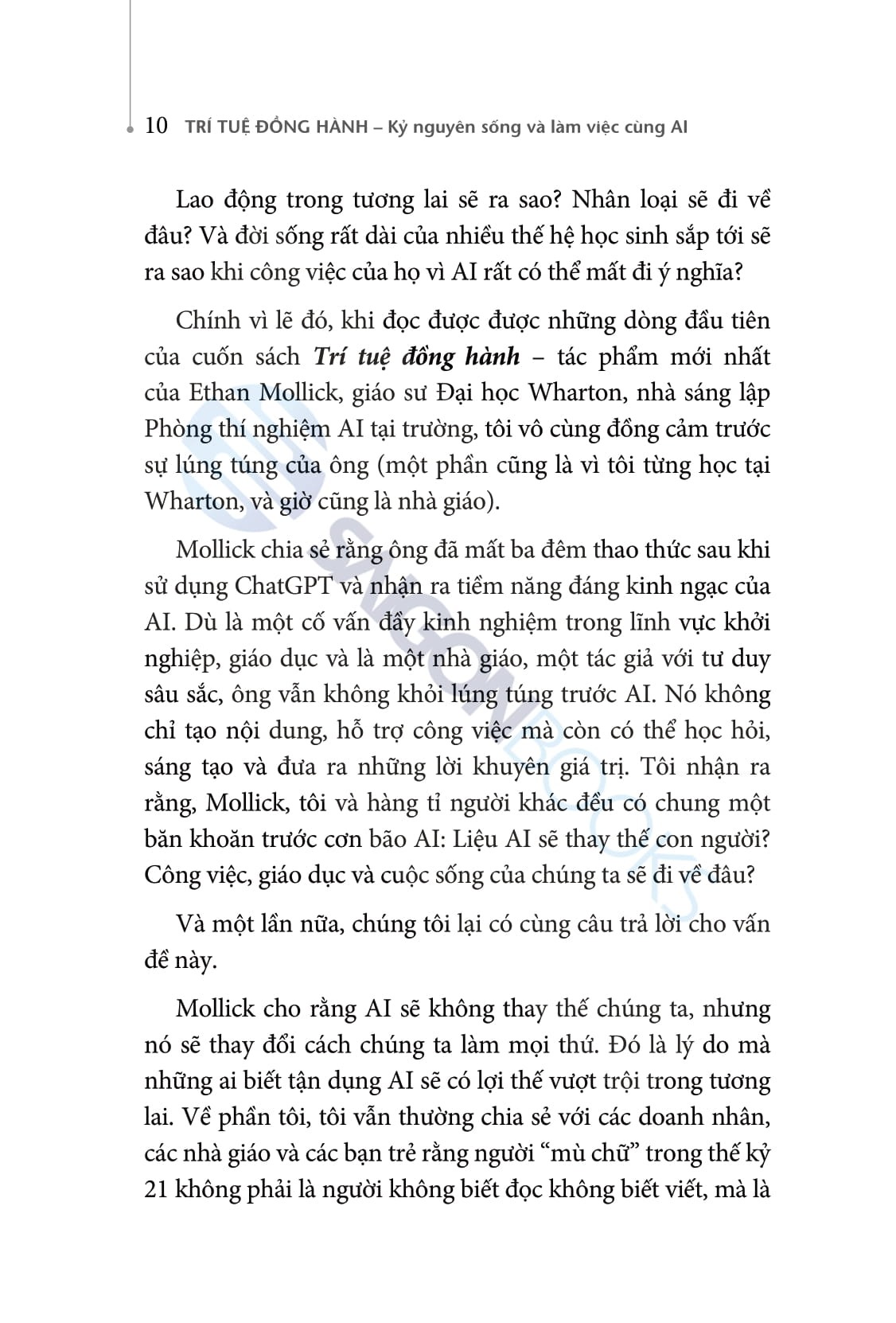 Co-Intelligence - Trí Tuệ Đồng Hành - Kỷ Nguyên Sống Và Làm Việc Cùng Ai - Ethan Mollick