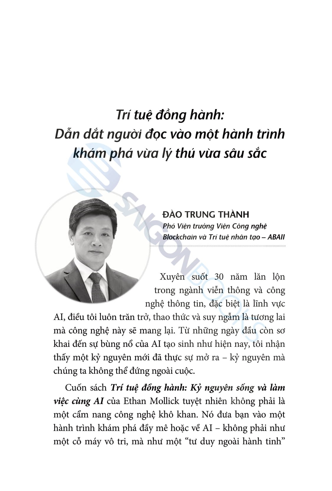 Co-Intelligence - Trí Tuệ Đồng Hành - Kỷ Nguyên Sống Và Làm Việc Cùng Ai - Ethan Mollick