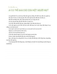 Triệu Lá Thư Gửi Mẹ - Mu Ye