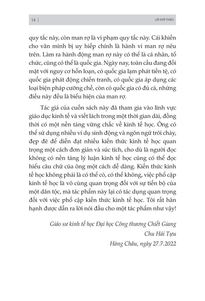 Tư Duy Kinh Tế - 50 Bài Giảng Để Hiểu Quy Luật Làm Giàu