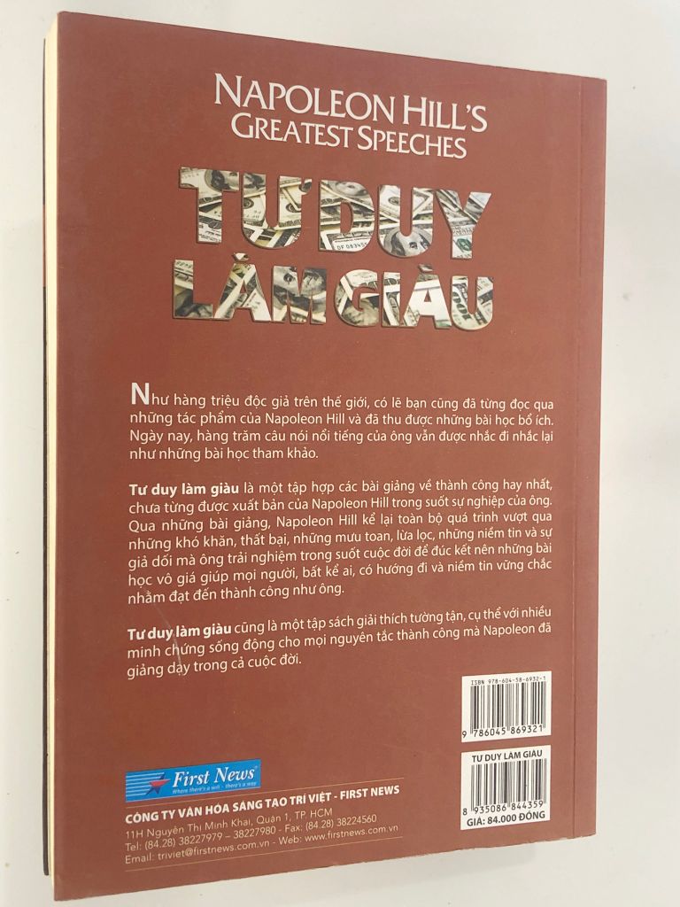 Tư Duy Làm Giàu - Những bài nói chuyện bất hủ của Napoleon Hill