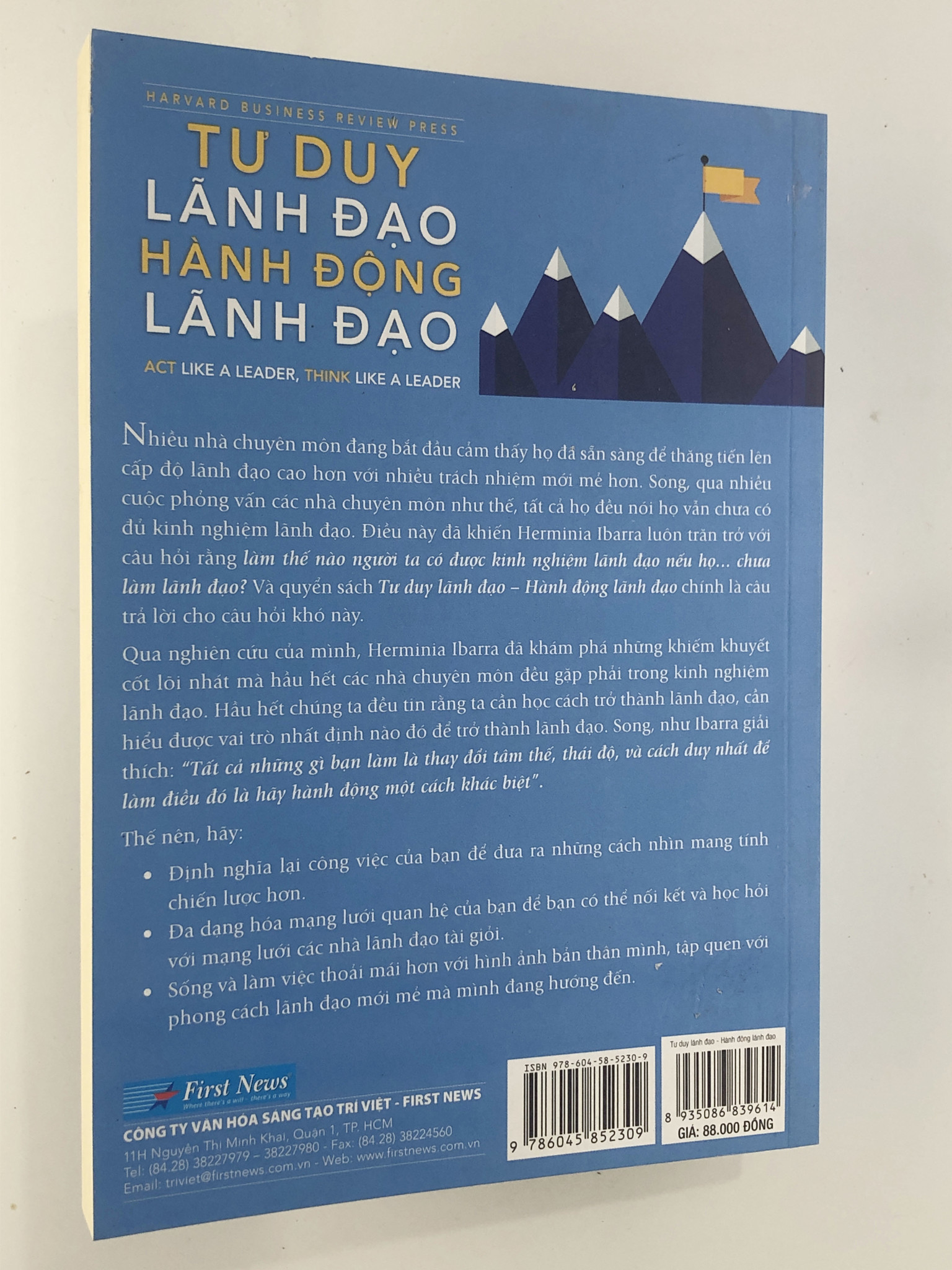 { Trưng Bày } Tư Duy Lãnh Đạo - Hành Động Lãnh Đạo - Herminia Ibarra