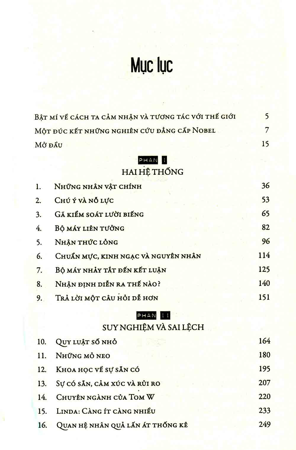 Tư Duy Nhanh Và Chậm -  Thinking Fast And Slow - Daniel Kahneman