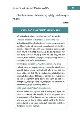  Mentor - Từ Sinh Viên Chất Đến Nhân Sự Chiến - Lê Công Minh 