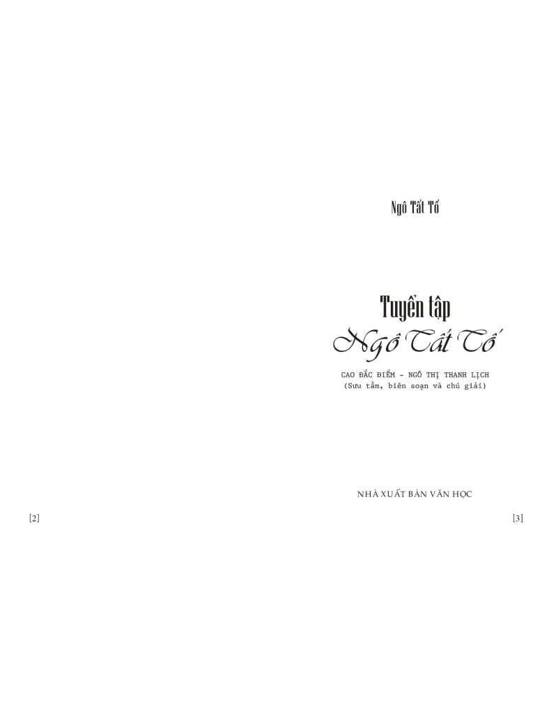 Tuyển tập Ngô Tất Tố