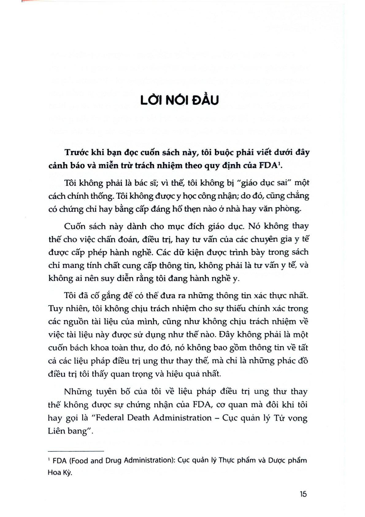 Ung Thư- Sự Thật, Hư Cấu, Gian Lận Và Những Phương Pháp Chữa Lành Không Độc Hại - Ty Bollinger