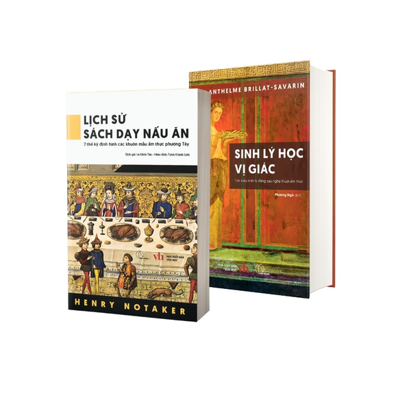  Combo 2 Quyển Tinh Hoa Và Lịch Sử Phát Triển Của Ẩm Thực Phương Tây ( Lịch Sử Sách Dạy Nấu Ăn + Sinh Lý Học Vị Giác ) 