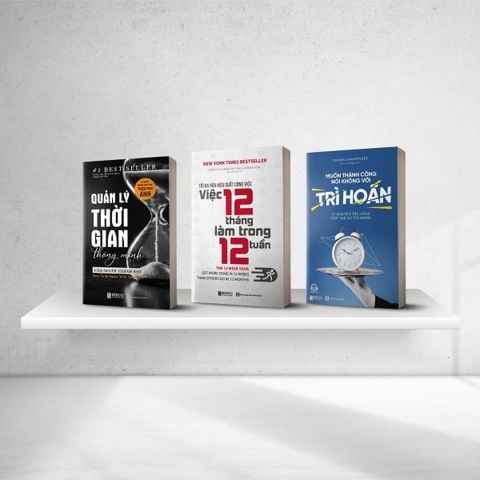  Combo 3 Quyển: Tối Đa Hóa Hiệu Suất Công Việc + Muốn Thành Công Nói Không Với Trì Hoãn + Quản Lý Thời Gian Thông Minh Của Người Thành Đạt 