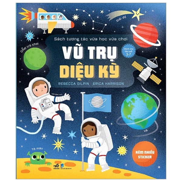 Sách tương tác vừa học vừa chơi - Vũ trụ diệu kỳ
