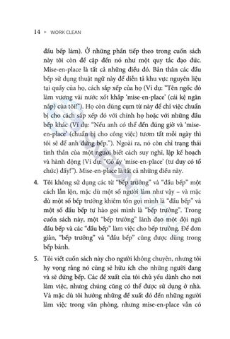  Work Clean - Phương Pháp Tổ Chức Công Việc Và Đời Sống Như Một Đầu Bếp Chuyên Nghiệp - Dan Charnas 