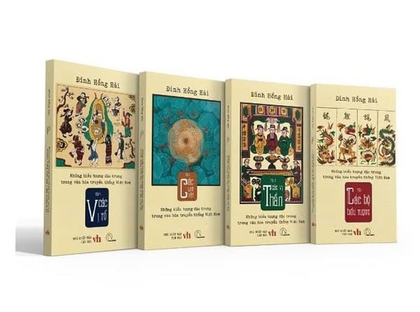  Combo 4 Quyển Những Biểu Tượng Đặc Trưng Trong Văn Hóa Truyền Thống Việt Nam (Các Bộ Biểu Tượng + Các Vị Thần +  Các Linh Vật + Các Vị Tổ) - Đinh Hồng Hải 