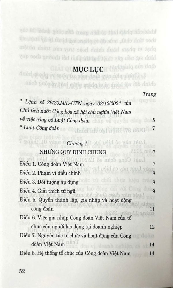 Luật Công Đoàn Năm 2024 - Quốc hội