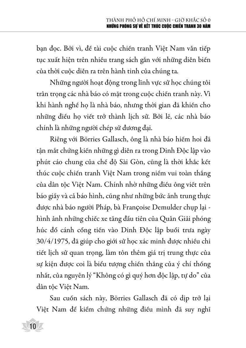 Thành Phố Hồ Chí Minh - Giờ Khắc Số 0 - Börries Gallasch