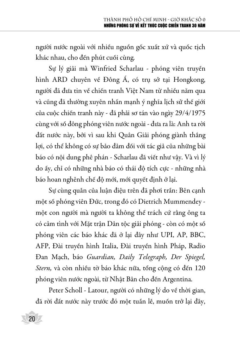 Thành Phố Hồ Chí Minh - Giờ Khắc Số 0 - Börries Gallasch