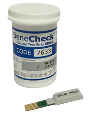 Que thử Glucose máy đo Benecheck 3in1 (50 que)