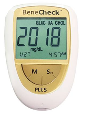Máy đo đường huyết, mỡ máu, gút BeneCheck