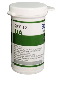 Que thử Acid Uric máy đo Benecheck 3in1 (25 que)