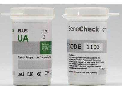 Que thử Acid Uric máy đo Benecheck 3in1 (25 que)