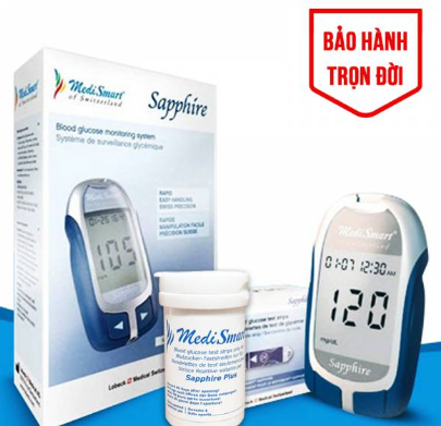Máy đo đường huyết Medismart Sapphire Plus