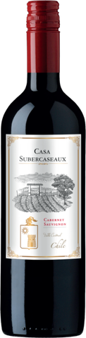 Concha Y Toro, Casa Subercaseaux Cabernet Sauvignon, Central Valley