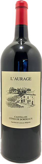 Domaine L'Aurage, Castillon Cotes de Bordeaux, Magnum 1.5L (Caroline & Loulou Mitjavile)