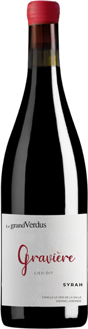 Chateau Le Grand Verdus, Graviere, Syrah, Vin de France (Amphore Aged)