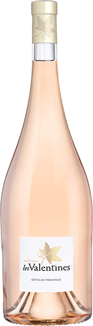 Chateau les Valentines, Rose, Cotes de Provence, Double Magnum 3L