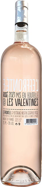 Chateau Les Valentines, L'Effronte.e Rose, IGP Mediterranee, Magnum 1.5L